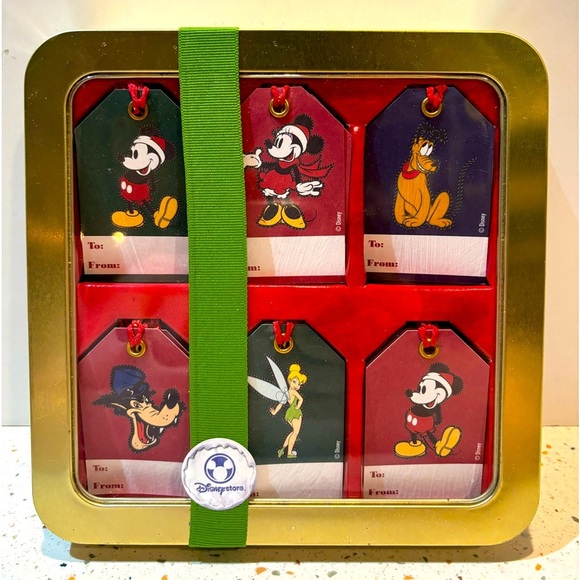 Vintage The‎ Disney Store 60 Cards and 60 Tags Set Mickey & Minnie, Tinker Bell - Picture 2 of 4